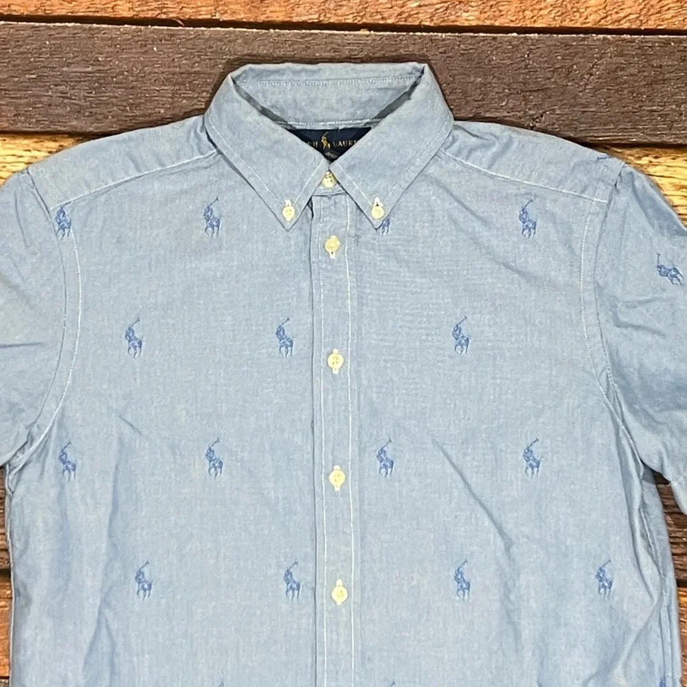 Ralph Lauren Light Blue Casual Button Down Shirt